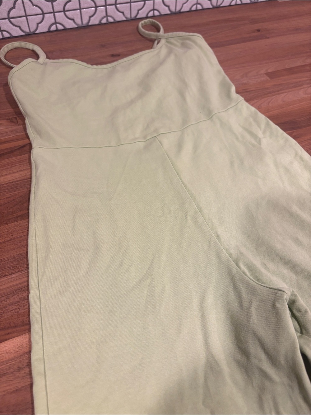 Madewell Light Green Unitard